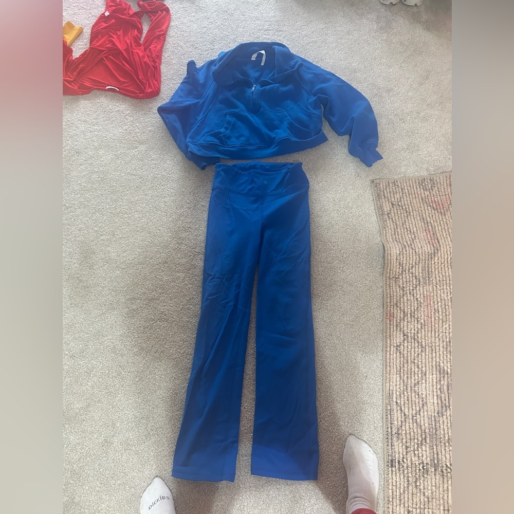 Crz yoga outfit medium teal